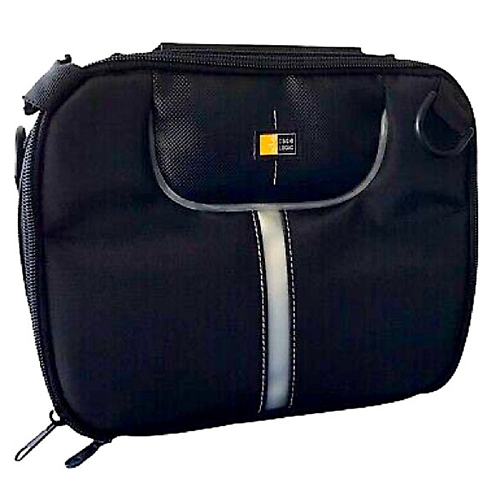 Case Logic Black 8” Portable DVD Player Case Padded Seat Back Mounting Straps.